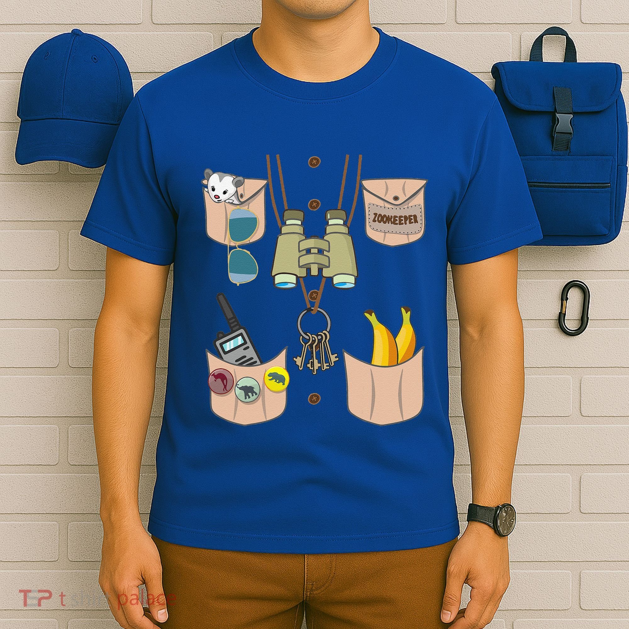 Zoo Keeper Costume Funny Halloween Zookeeper T-Shirt