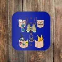 Zoo Keeper Costume Funny Halloween Zookeeper Coaster thumb 0