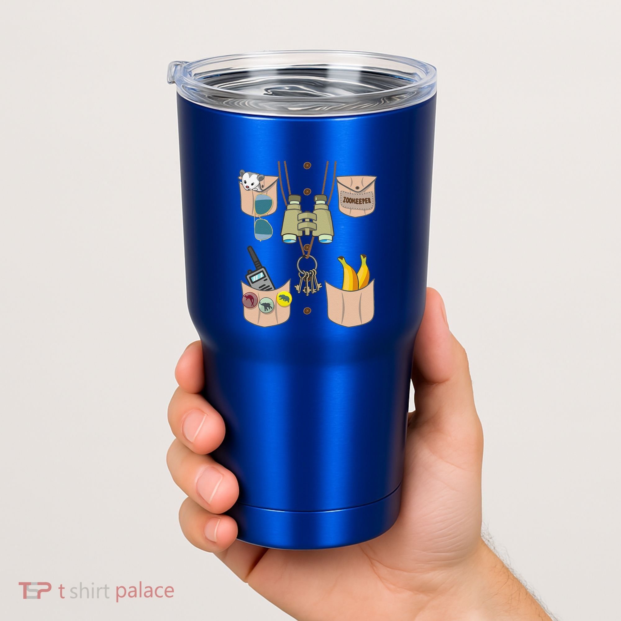 Zoo Keeper Costume Funny Halloween Zookeeper Tumbler
