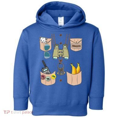 Zoo Keeper Costume Funny Halloween Zookeeper Toddler Hoodie