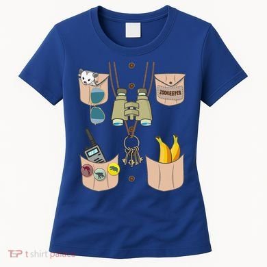 Zoo Keeper Costume Funny Halloween Zookeeper Women's T-Shirt