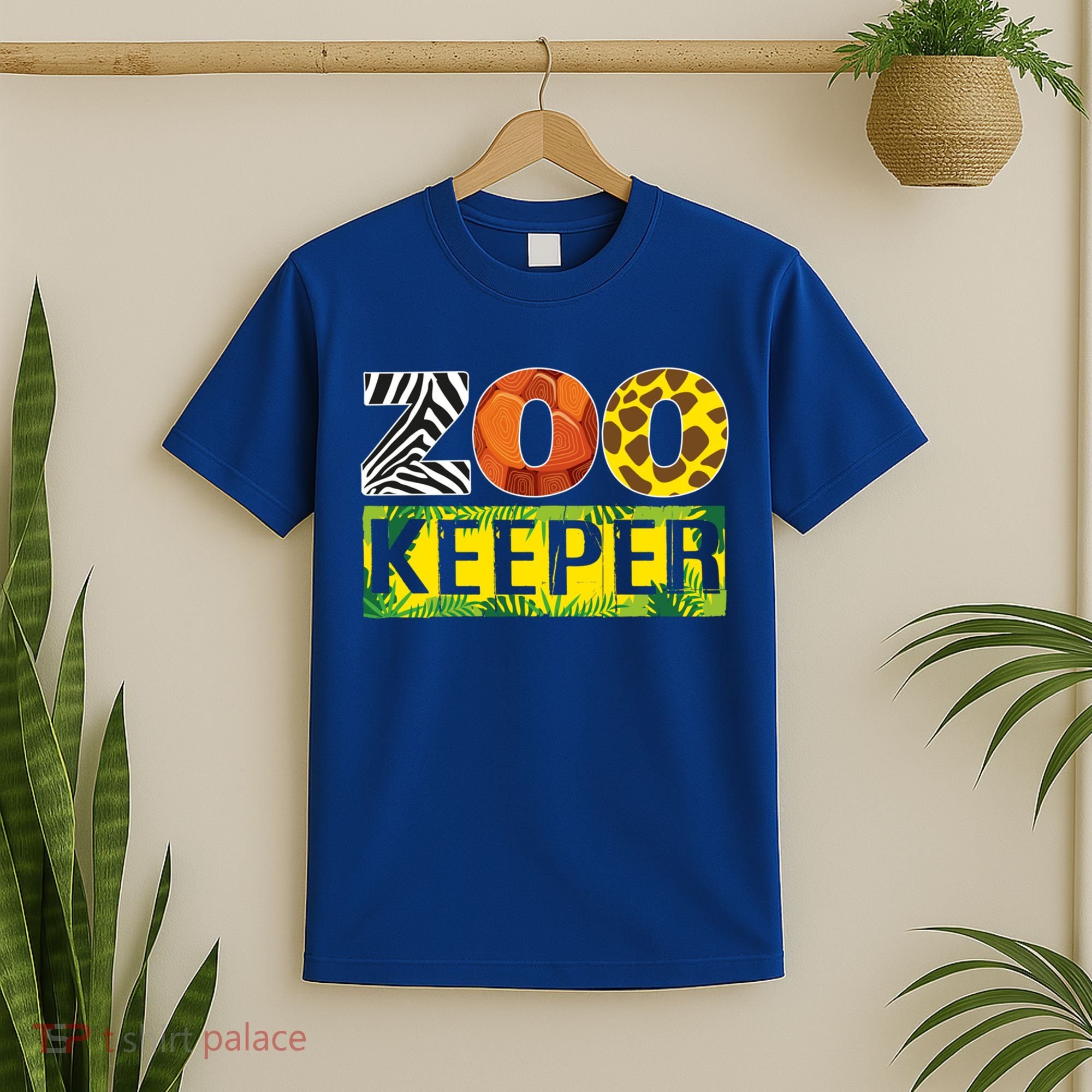 Zoo Keeper Costume Adult Halloween Party Safari Zookeeper Funny Gift T-Shirt