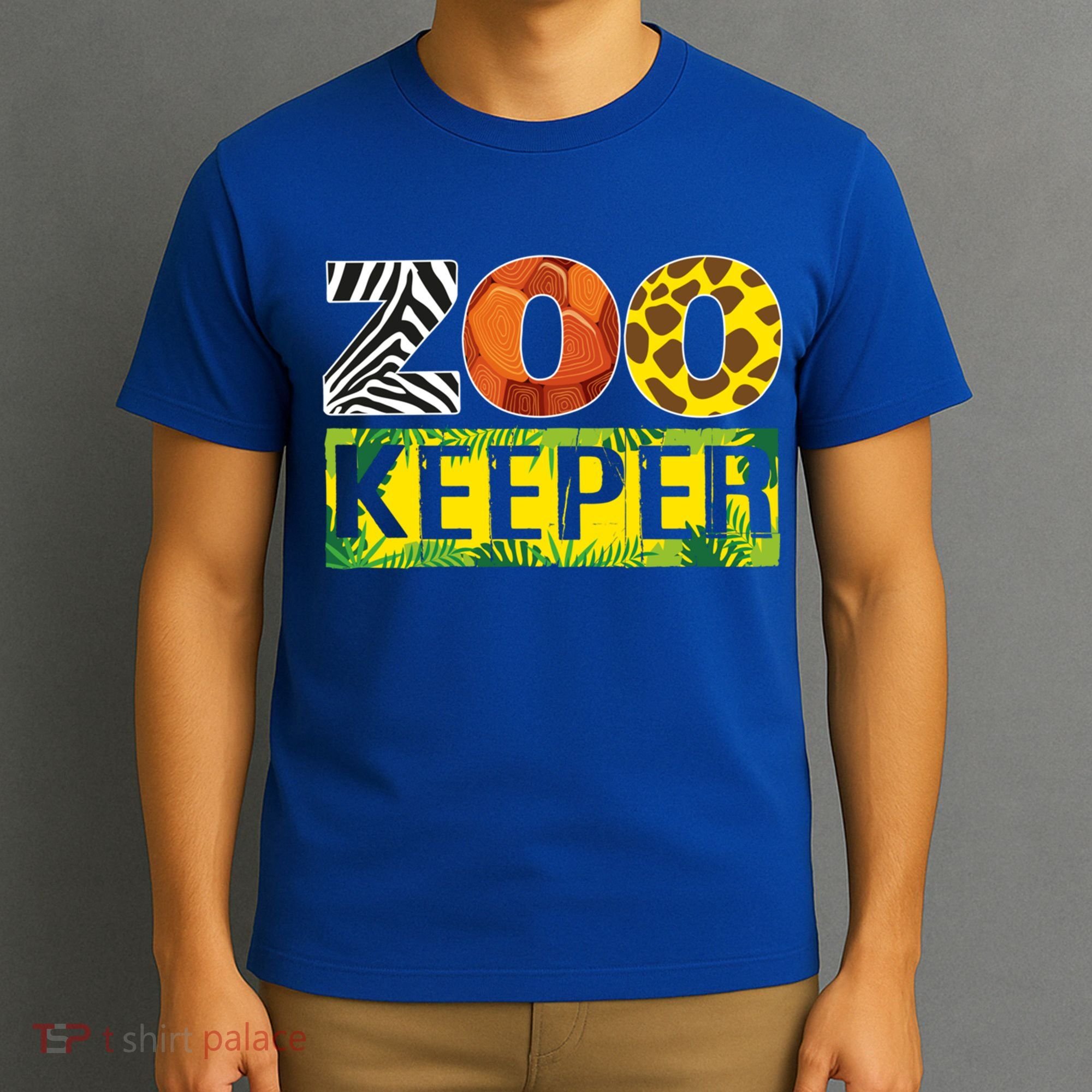 Zoo Keeper Costume Adult Halloween Party Safari Zookeeper Funny Gift T-Shirt