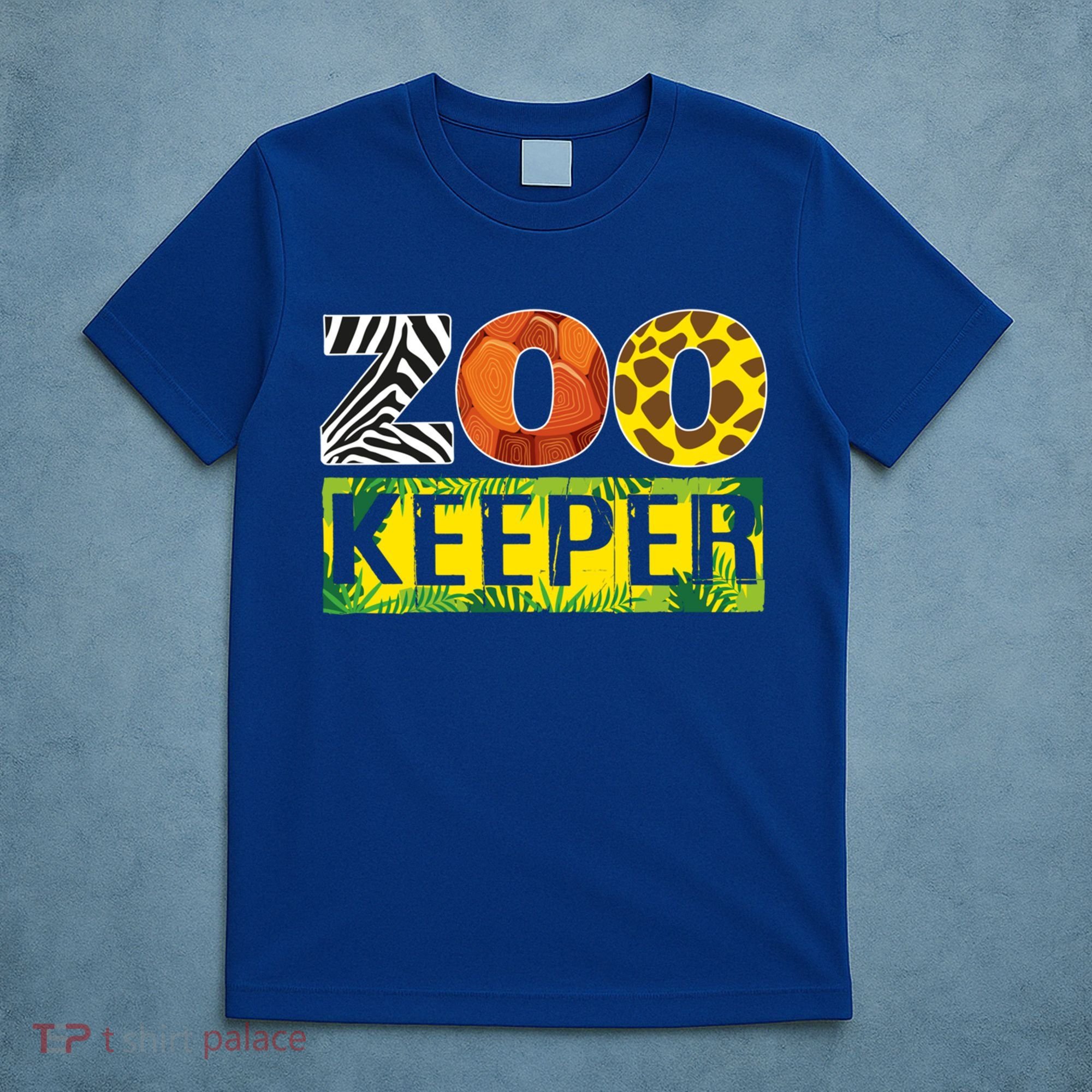 Zoo Keeper Costume Adult Halloween Party Safari Zookeeper Funny Gift T-Shirt