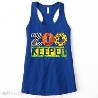 Zoo Keeper Costume Adult Halloween Party Safari Zookeeper Funny Gift Women's Tank Top thumb 0