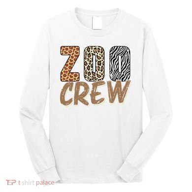 Zoo Keeper Crew Funny Gift Long Sleeve Shirt