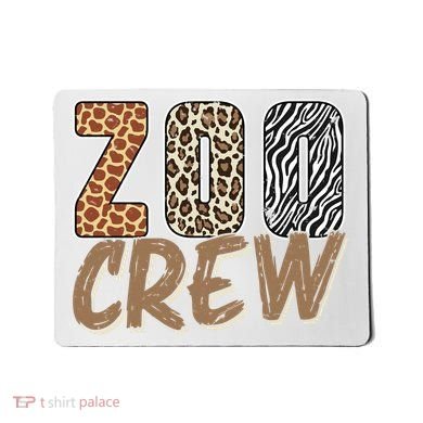Zoo Keeper Crew Funny Gift Mousepad