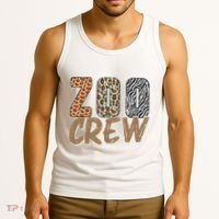 Zoo Keeper Crew Funny Gift Tank Top thumb 3