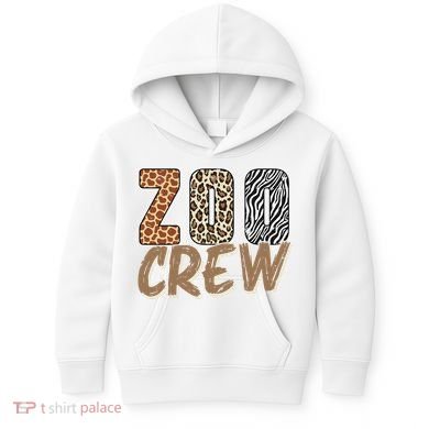 Zoo Keeper Crew Funny Gift Kids Hoodie