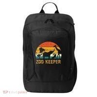 Zoo Keeper Funny Halloween Costume City Backpack thumb 0