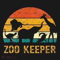 Zoo Keeper Funny Halloween Costume Flat Bill Trucker Hat thumb 2