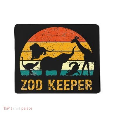 Zoo Keeper Funny Halloween Costume Mousepad