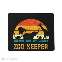 Zoo Keeper Funny Halloween Costume Mousepad thumb 0