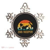 Zoo Keeper Funny Halloween Costume Ornament thumb 0