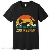 Zoo Keeper Funny Halloween Costume Premium T-Shirt thumb 0