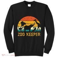 Zoo Keeper Funny Halloween Costume Tall Sweatshirt thumb 0