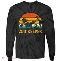 Zoo Keeper Funny Halloween Costume Tie-Dye Long Sleeve Shirt thumb 0