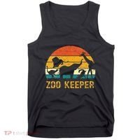 Zoo Keeper Funny Halloween Costume Tank Top thumb 0