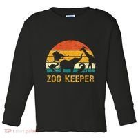 Zoo Keeper Funny Halloween Costume Toddler Long Sleeve Shirt thumb 0