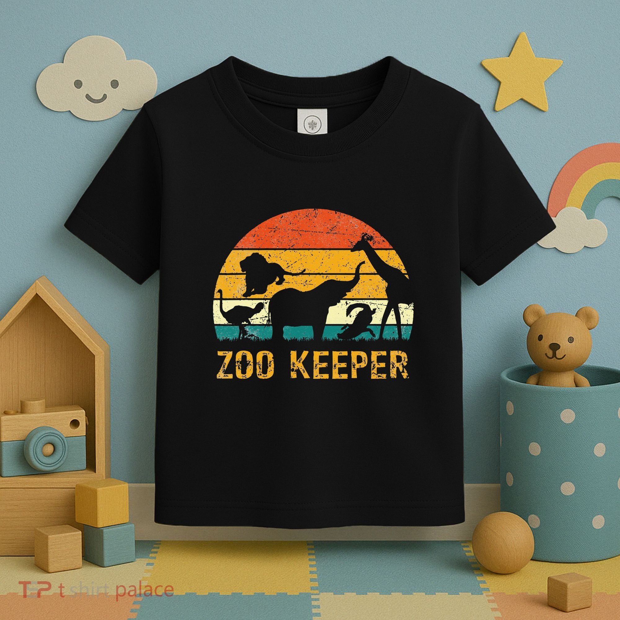 Zoo Keeper Funny Halloween Costume Toddler T-Shirt