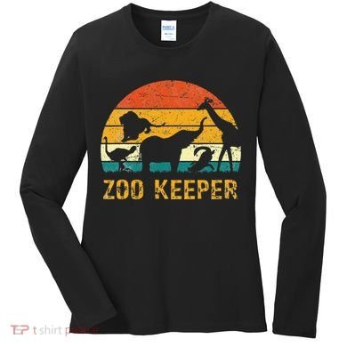 Zoo Keeper Funny Halloween Costume Women's Long Sleeve Shirt