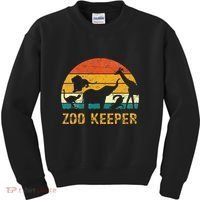 Zoo Keeper Funny Halloween Costume Kids Sweatshirt thumb 0