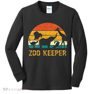 Zoo Keeper Funny Halloween Costume Kids Long Sleeve Shirt