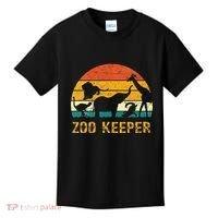 Zoo Keeper Funny Halloween Costume Kids T-Shirt thumb 0