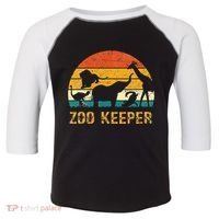 Zoo Keeper Funny Halloween Costume Toddler Fine Jersey T-Shirt thumb 0