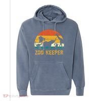 Zoo Keeper Funny Halloween Costume Comfort Colors Garment-Dyed Hooded Sweatshirt thumb 0