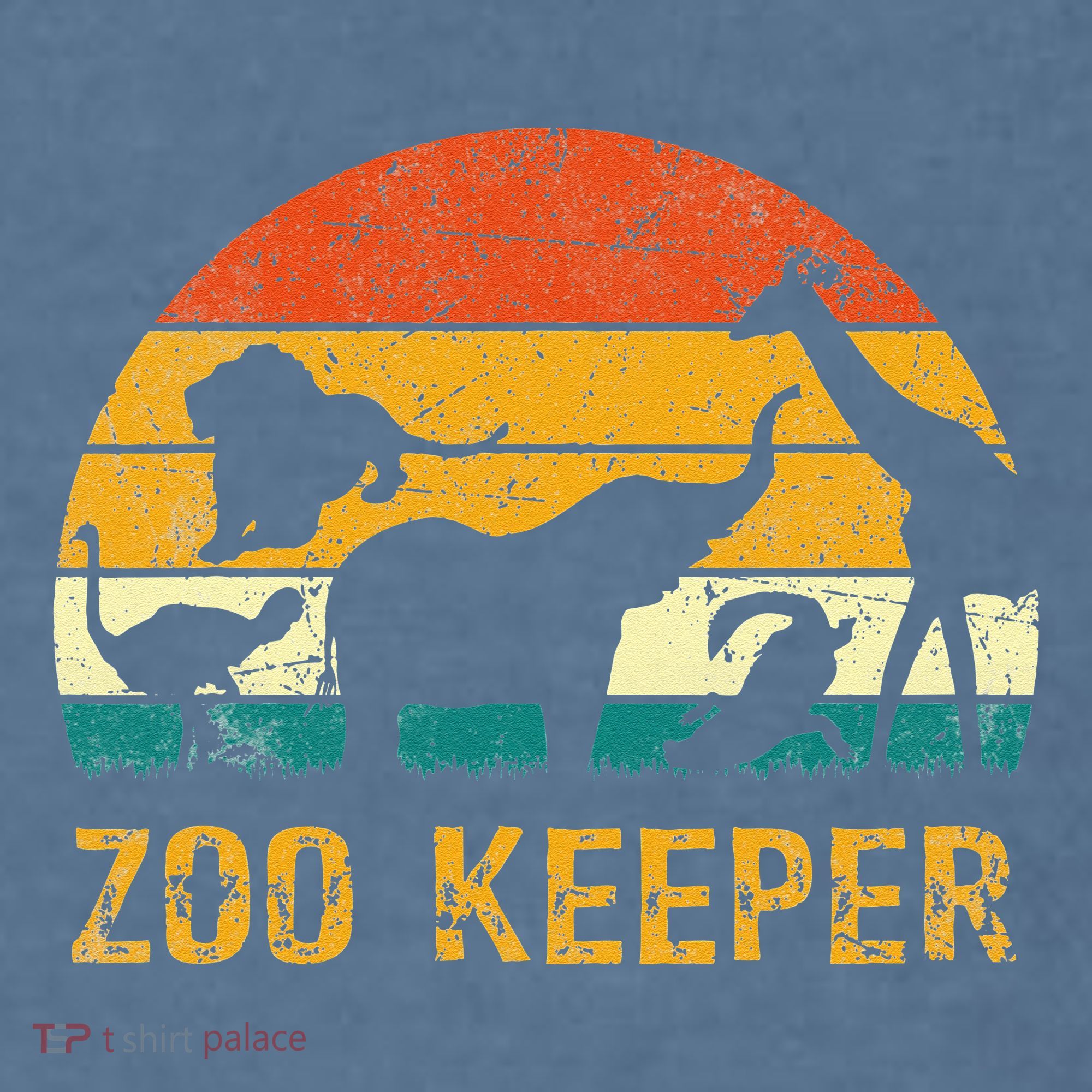 Zoo Keeper Funny Halloween Costume Comfort Colors Garment-Dyed Hooded Sweatshirt
