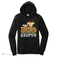 Zoo Keeper Funny Jungle Safari Wild Print Savanna Matching Cute Gift Women's Hoodie thumb 0