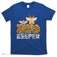 Zoo Keeper Funny Jungle Safari Wild Print Savanna Matching Cute Gift T-Shirt thumb 0