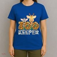 Zoo Keeper Funny Jungle Safari Wild Print Savanna Matching Cute Gift T-Shirt thumb 4