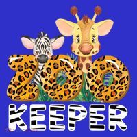 Zoo Keeper Funny Jungle Safari Wild Print Savanna Matching Cute Gift T-Shirt thumb 7