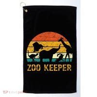 Zoo Keeper Funny Halloween Costume Golf Towel thumb 0