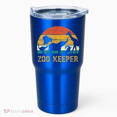 Zoo Keeper Funny Halloween Costume Tumbler