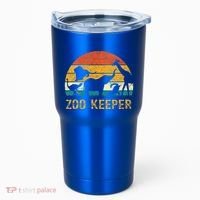 Zoo Keeper Funny Halloween Costume Tumbler thumb 0