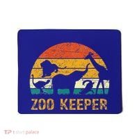 Zoo Keeper Funny Halloween Costume Mousepad thumb 0