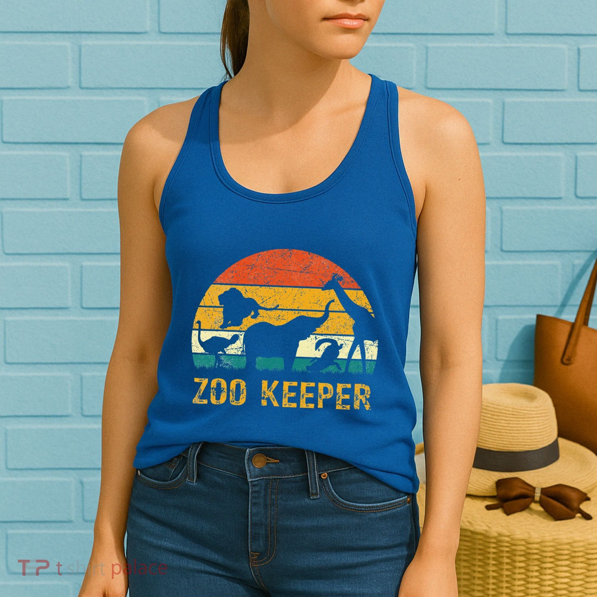 Zoo Keeper Funny Halloween Costume Women's Tank Top