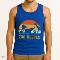 Zoo Keeper Funny Halloween Costume Tank Top thumb 3