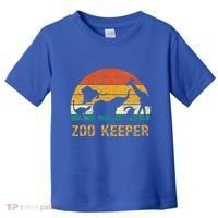 Zoo Keeper Funny Halloween Costume Toddler T-Shirt thumb 0