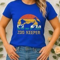 Zoo Keeper Funny Halloween Costume Women's T-Shirt thumb 2