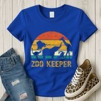 Zoo Keeper Funny Halloween Costume Women's T-Shirt thumb 3
