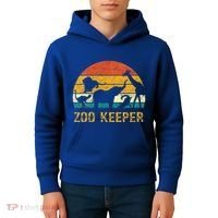 Zoo Keeper Funny Halloween Costume Kids Hoodie thumb 4