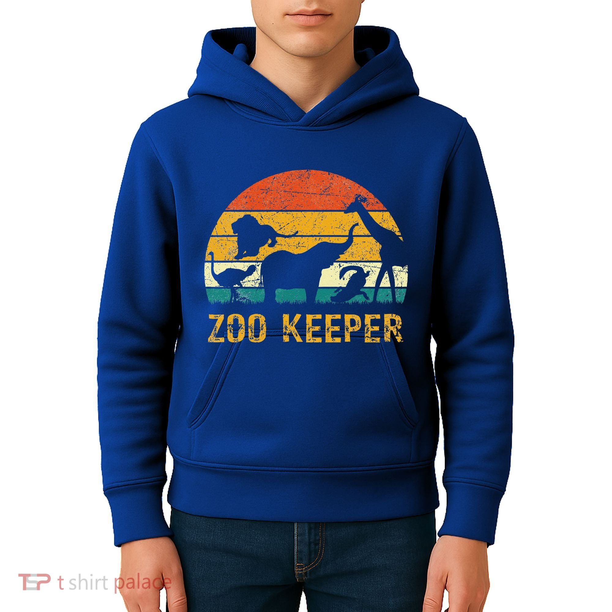 Zoo Keeper Funny Halloween Costume Kids Hoodie