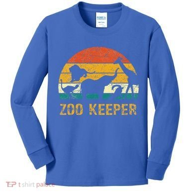 Zoo Keeper Funny Halloween Costume Kids Long Sleeve Shirt