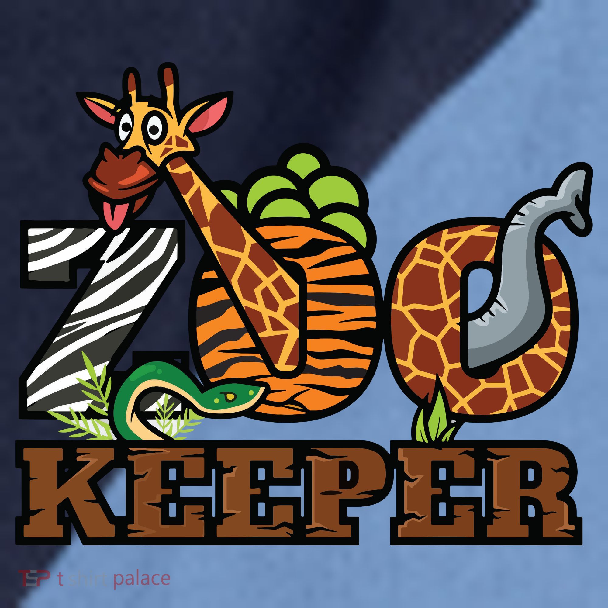 Zoo Keeper Funny Jungle Safari Animal Lover Gift Men Women Raglan Baseball Sleeve Shirt