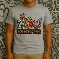 Zoo Keeper Funny Jungle Safari Animal Lover Gift Men Women T-Shirt thumb 3