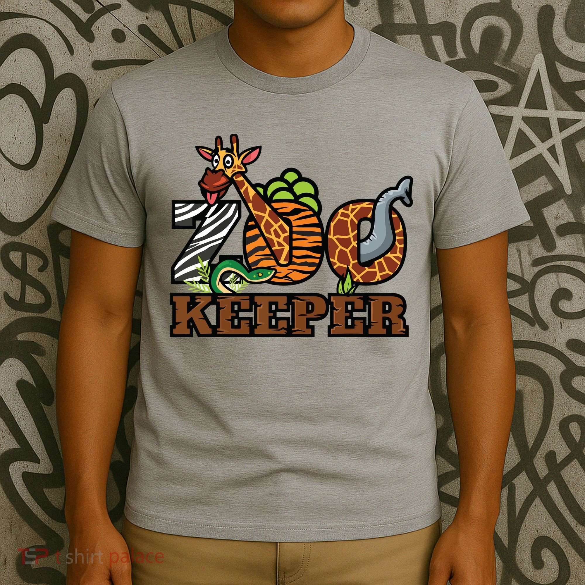 Zoo Keeper Funny Jungle Safari Animal Lover Gift Men Women T-Shirt